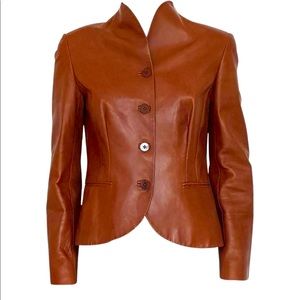 Ralph Lauren Lambskin Leather Jacket 10